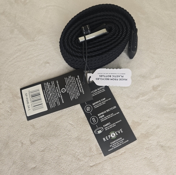 Swole Panda Woven Belt Size Large Black - Picture 9 of 11